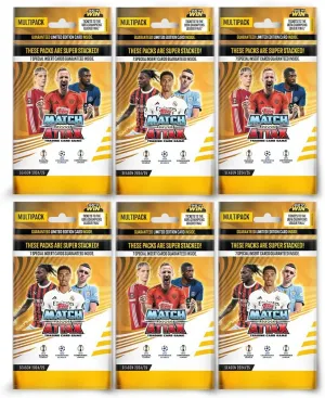 Topps UEFA Champions League Match Attax 24/25 Trading and Collectible Card Game (Multipack of 6)