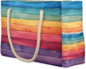 Tote Beach Bag for Women Large Zipper Beach Bags Waterproof Sandproof Cute Owls Gym Swim Pool Travel Bag