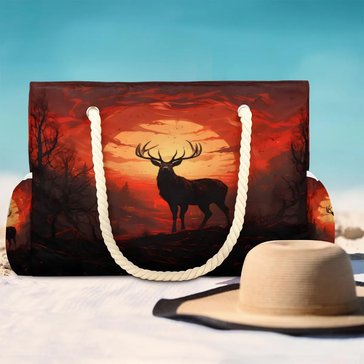 Tote Beach Bag for Women Large Zipper Beach Bags Waterproof Sandproof Gym Swim Pool Travel Bag