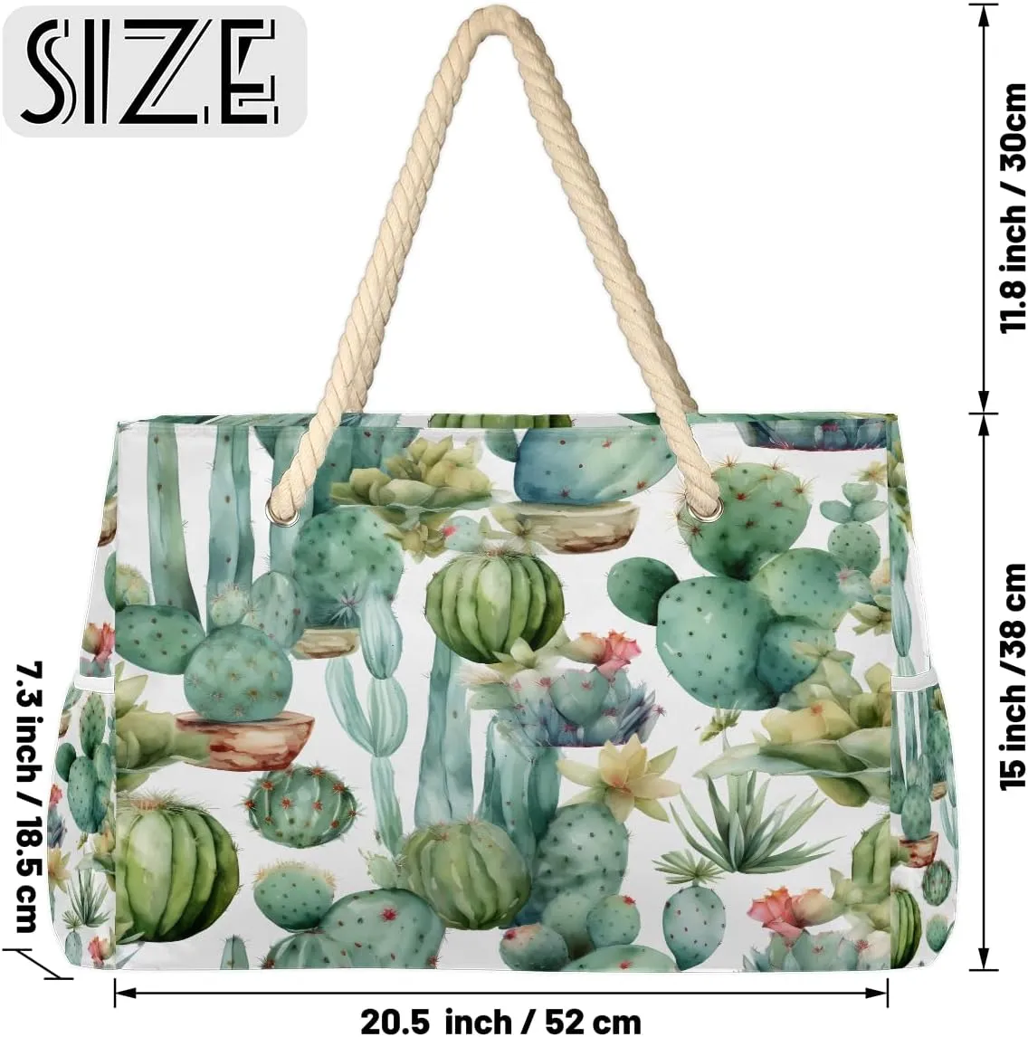 Tote Beach Bag for Women Large Zipper Beach Bags Waterproof Sandproof Gym Swim Pool Travel Bag