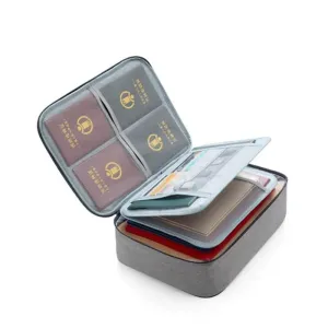 Travel File Organizer Document Storage Bag