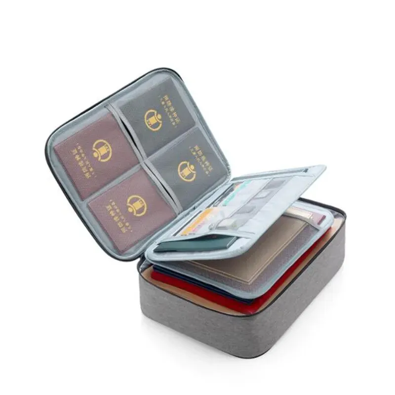 Travel File Organizer Document Storage Bag