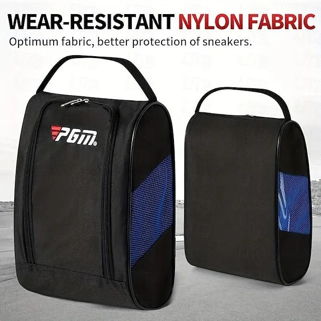 Travel Golf Shoe Organizer Bags with Zipper Shoe Bags Portable Breathable Nylon Sports Shoe Bags, for Men and Women