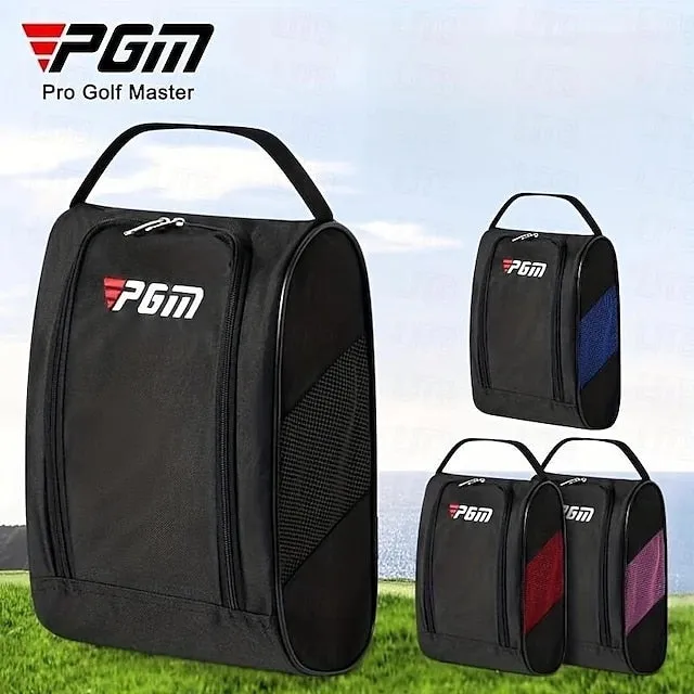 Travel Golf Shoe Organizer Bags with Zipper Shoe Bags Portable Breathable Nylon Sports Shoe Bags, for Men and Women