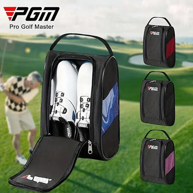 Travel Golf Shoe Organizer Bags with Zipper Shoe Bags Portable Breathable Nylon Sports Shoe Bags, for Men and Women