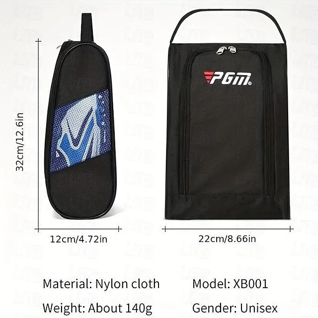 Travel Golf Shoe Organizer Bags with Zipper Shoe Bags Portable Breathable Nylon Sports Shoe Bags, for Men and Women