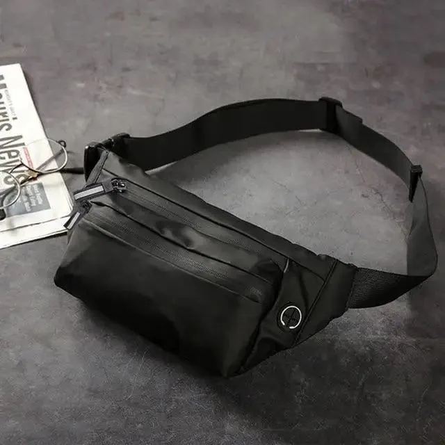 Trendy Premium Waterproof Lightweight Fanny Pack For Sport Gym Workout Travel Work Classic Large Capacity Unisex Belt Bags Hip Waist Packs