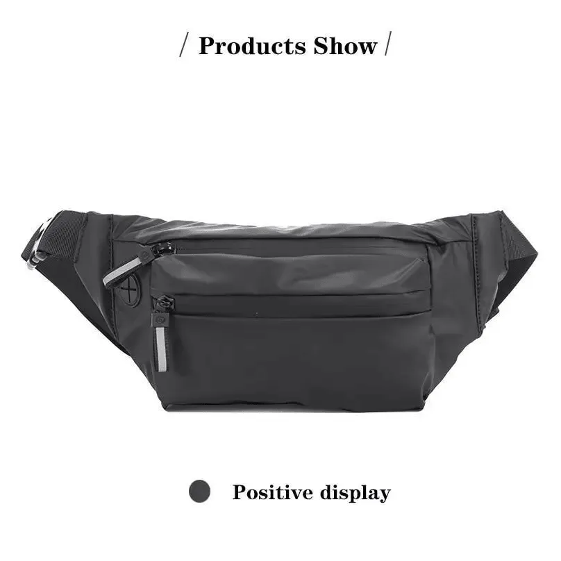 Trendy Premium Waterproof Lightweight Fanny Pack For Sport Gym Workout Travel Work Classic Large Capacity Unisex Belt Bags Hip Waist Packs