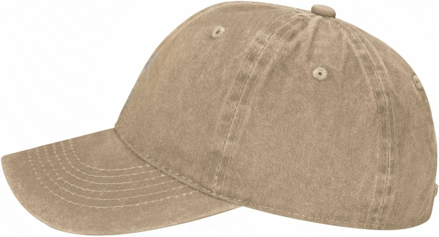 Twin Ravens of Odin Norse Pagan Symbol Cowboy Baseball Hat Washable Adjustable Denim Baseball Hat