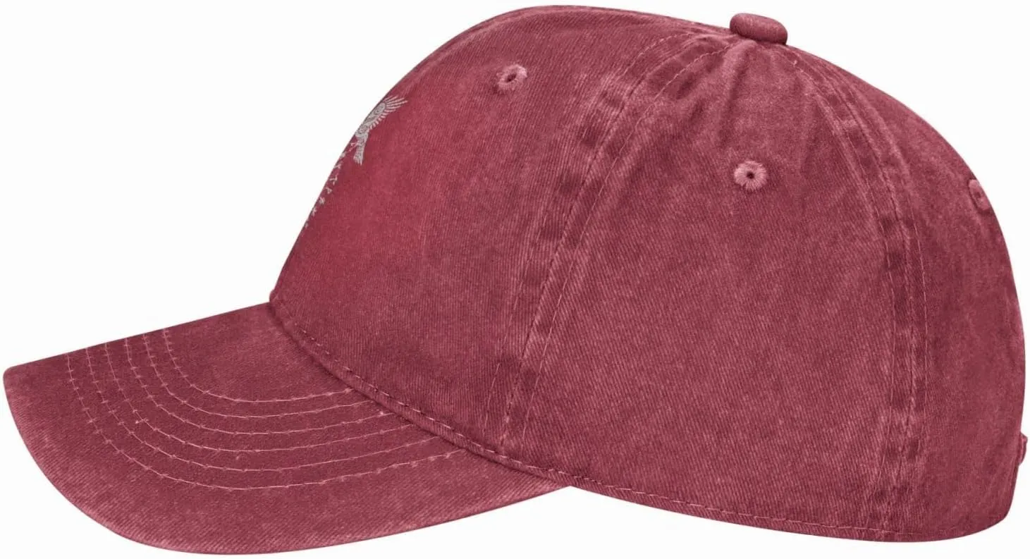 Twin Ravens of Odin Norse Pagan Symbol Hat Casquette Denim Baseball Cap Unisex Men's Hat Women's Hat Black