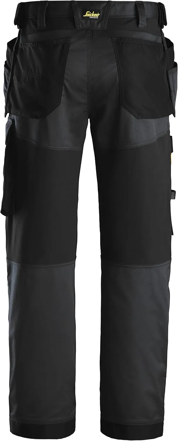 U625104043132 AllroundWork Stretch Loose Fit Work Pants   Holster Pockets (Black/Black) - 31/32