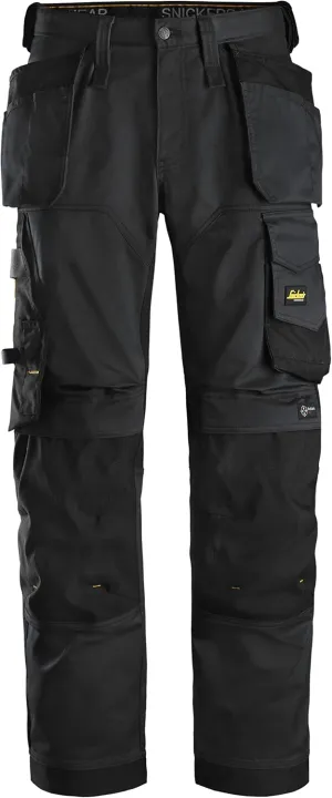 U625104043132 AllroundWork Stretch Loose Fit Work Pants   Holster Pockets (Black/Black) - 31/32