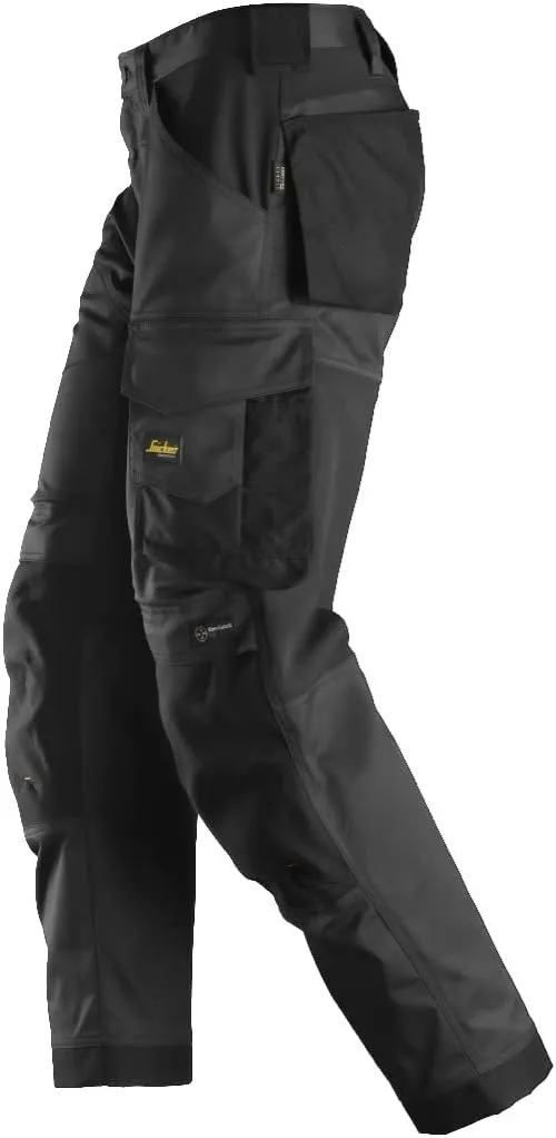 U635104043430 AllroundWork Stretch Loose Fit Work Pants (Black/Black) - 34/30