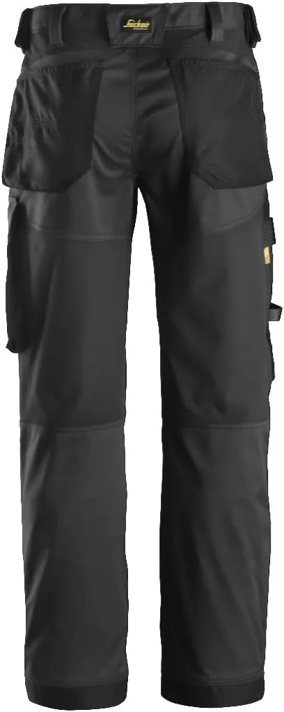 U635104043430 AllroundWork Stretch Loose Fit Work Pants (Black/Black) - 34/30