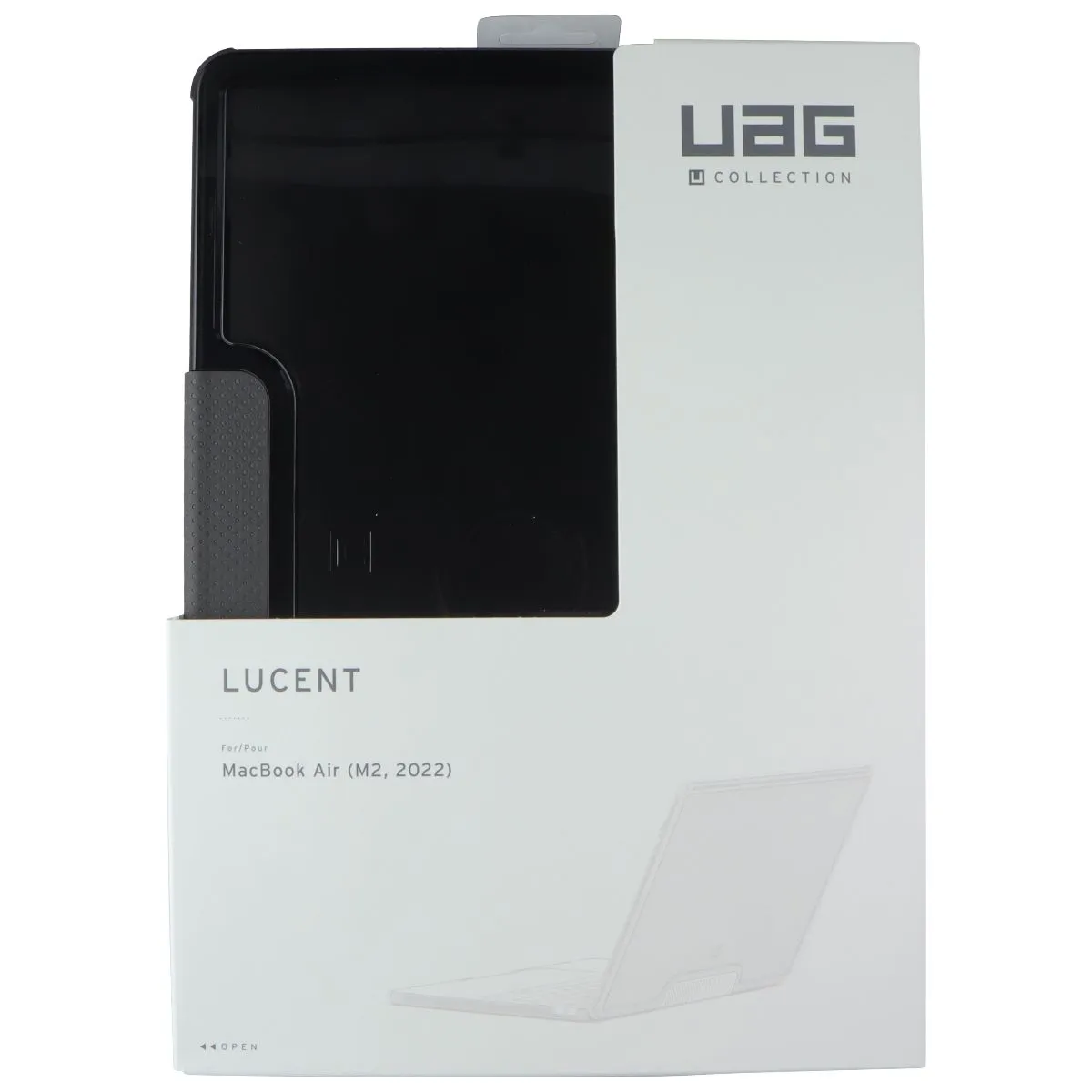 UAG Lucent Series Hard Case for MacBook Air (M2,2022) - Black