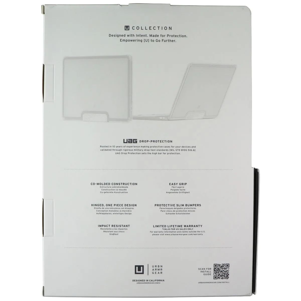 UAG Lucent Series Hard Case for MacBook Air (M2,2022) - Black