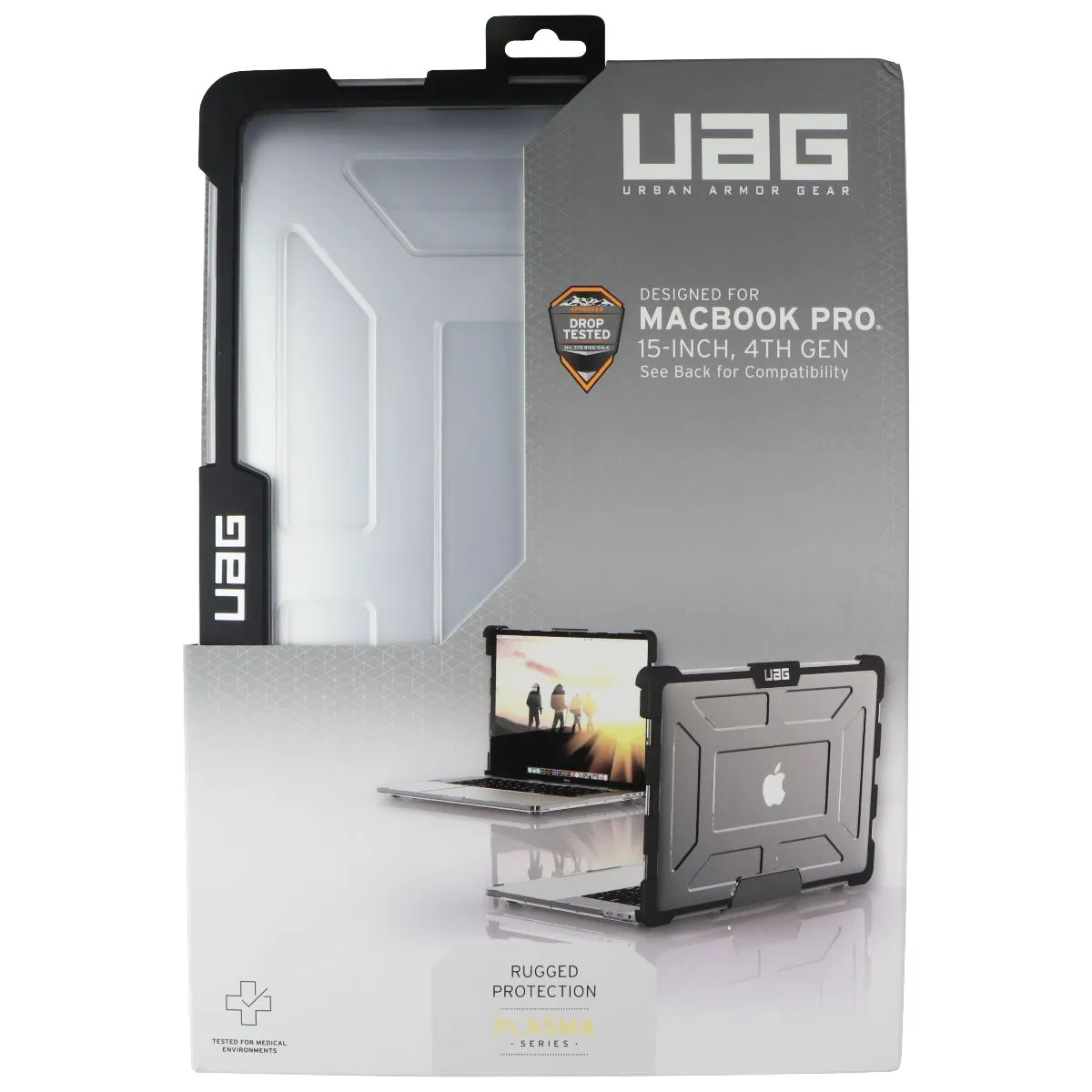 UAG Plasma Case for MacBook Pro 15in with Touch Bar (4th Gen, 2016-2019) - Ice