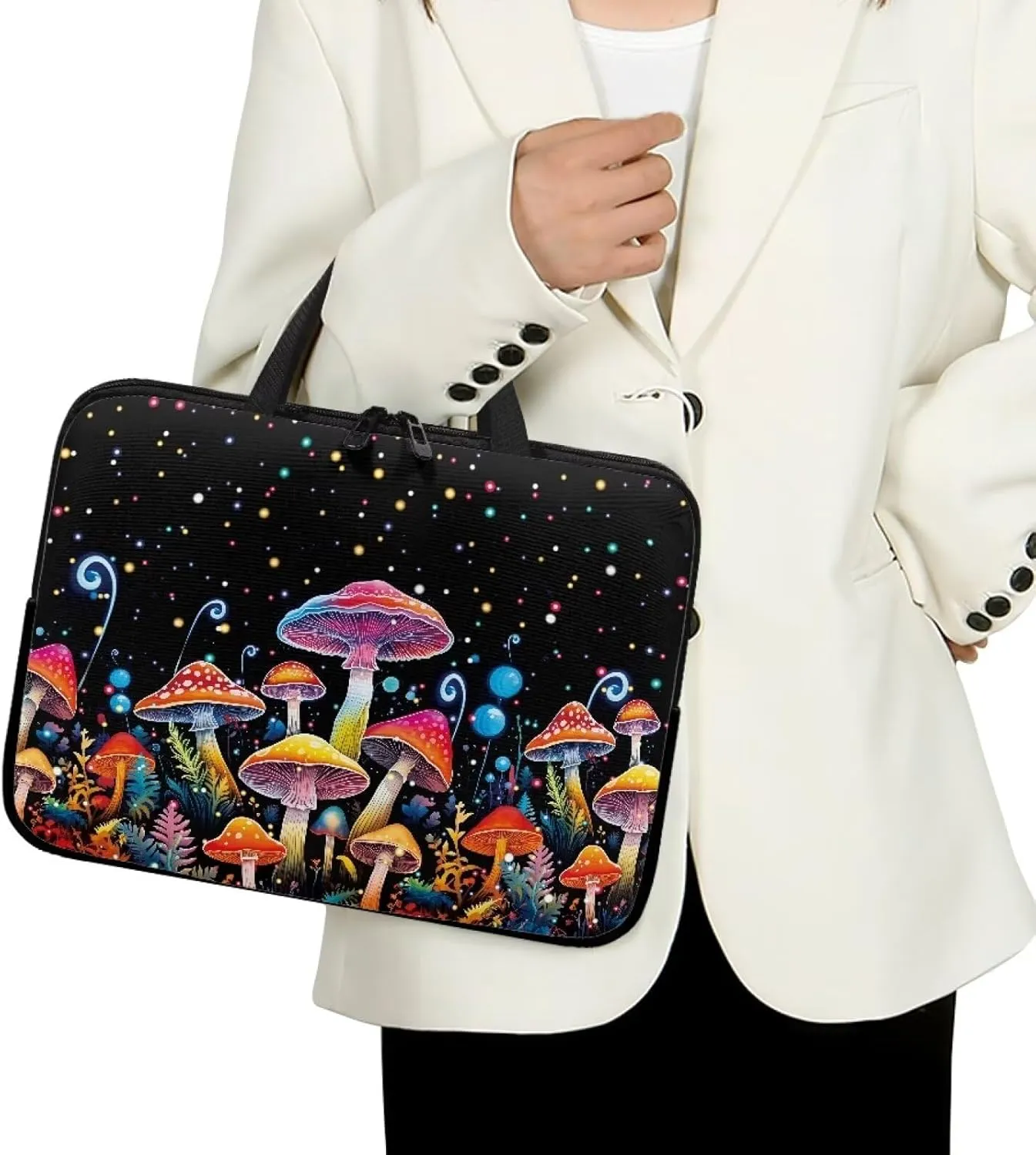 Uasibuni Laptop Sleeve Bag 15.6 In Laptop Bag Laptop Cover Cute Carrying Case for Women Laptop Handbag Tote Bag