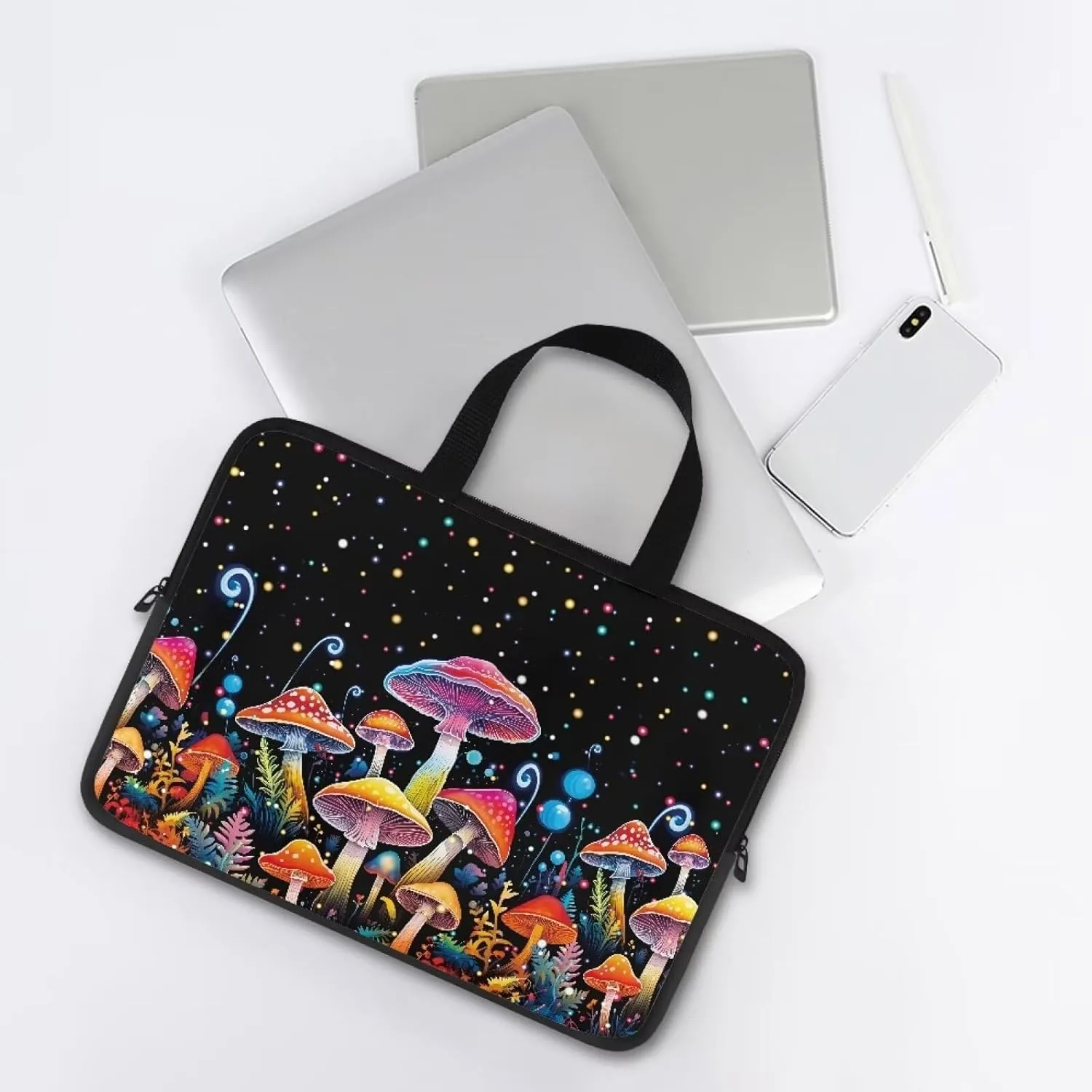 Uasibuni Laptop Sleeve Bag 15.6 In Laptop Bag Laptop Cover Cute Carrying Case for Women Laptop Handbag Tote Bag