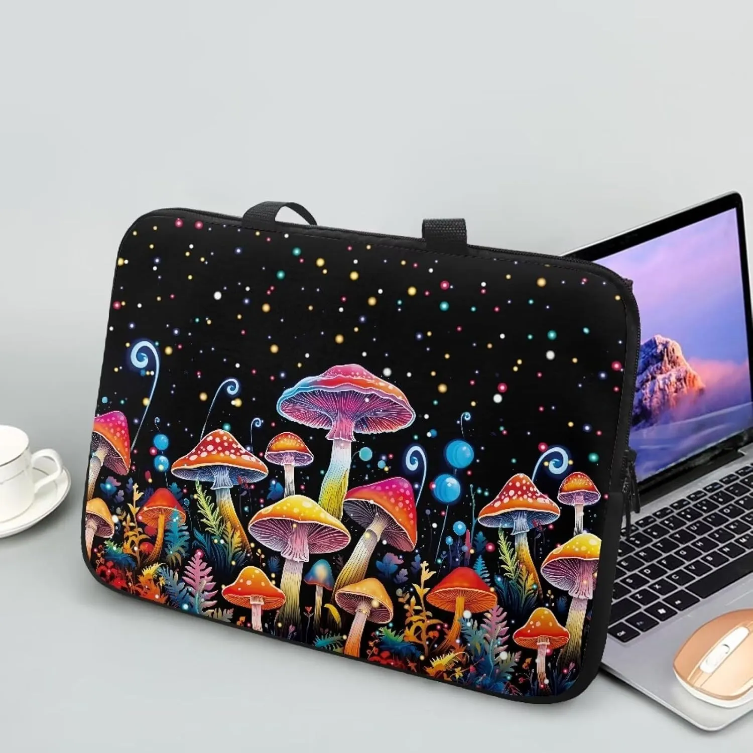 Uasibuni Laptop Sleeve Bag 15.6 In Laptop Bag Laptop Cover Cute Carrying Case for Women Laptop Handbag Tote Bag
