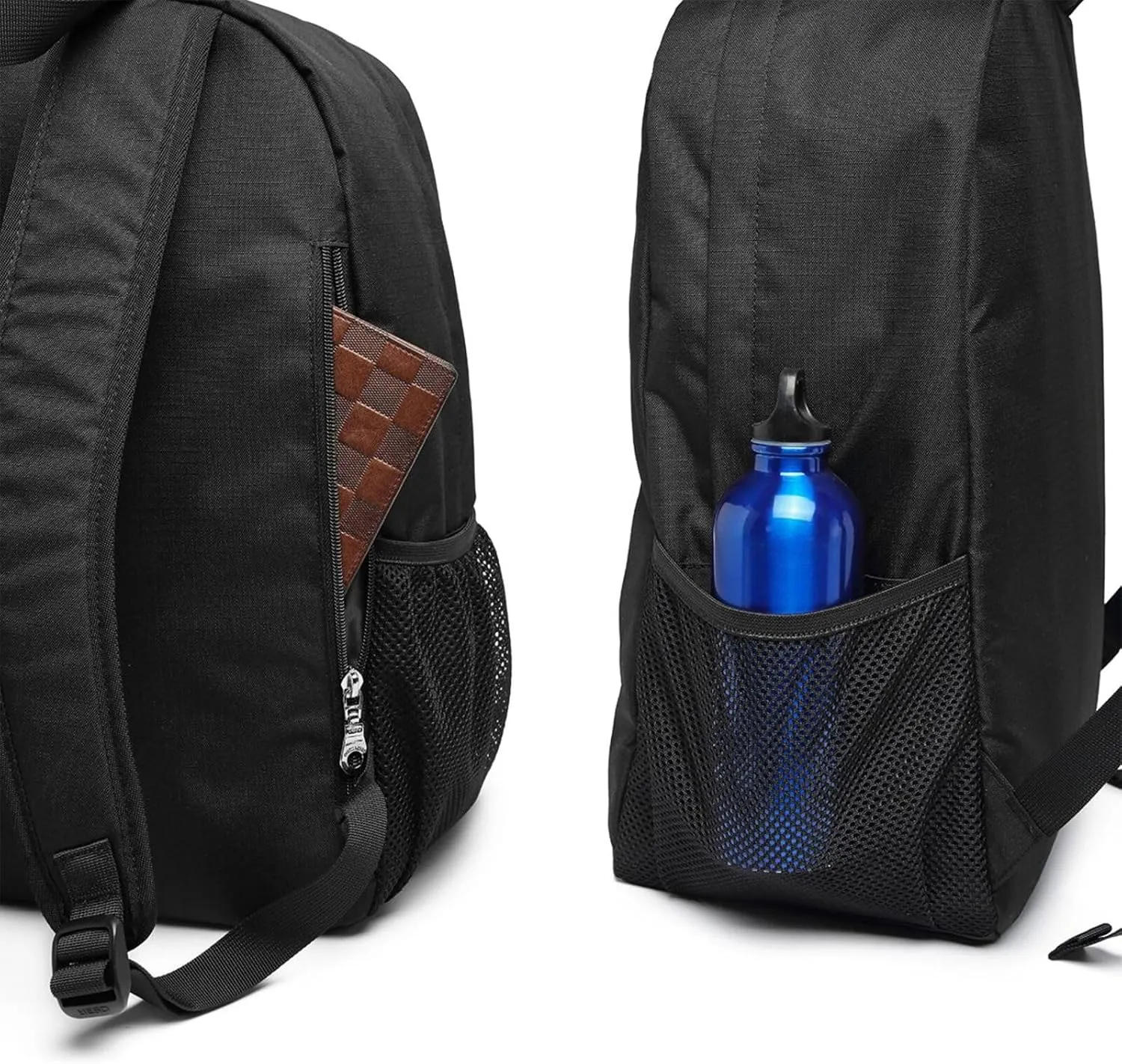 Ukrainian Trident Flag Casual Backpacks Sports Backpack Large Capacity Travel Rucksack Laptop Daypack with Multi-Pockets Adjustable Strap Work Bag for Hiking