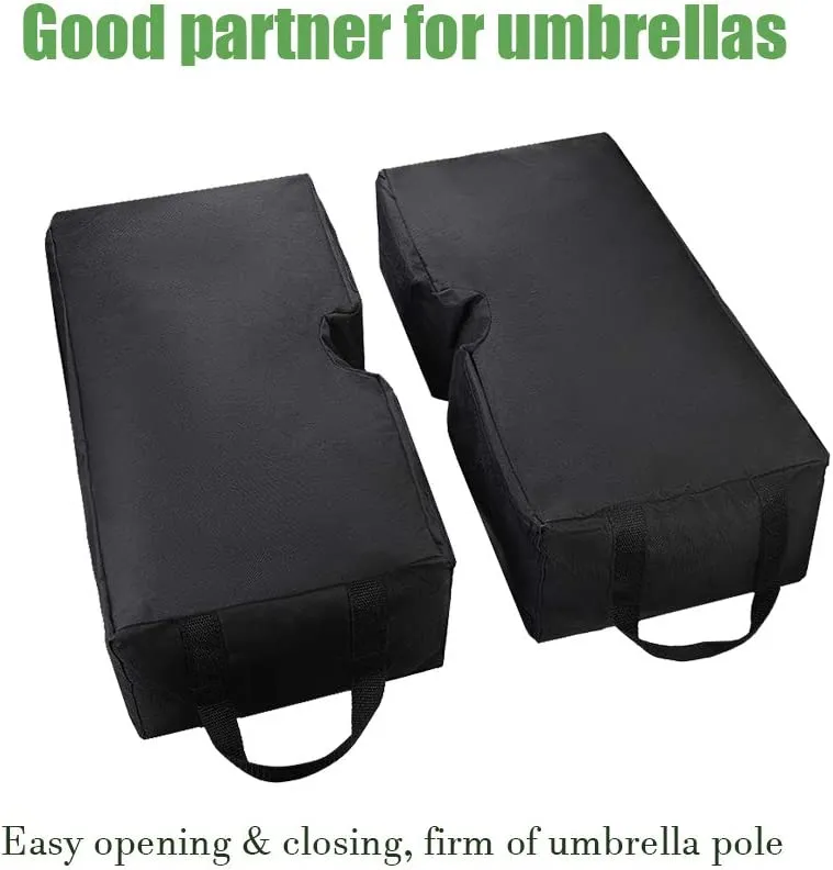 Umbrella Base Weight Bag, Square Detachable Weatherproof Sand Bag for Offset, Cantilever or Any Outdoor Patio Umbrella Stand