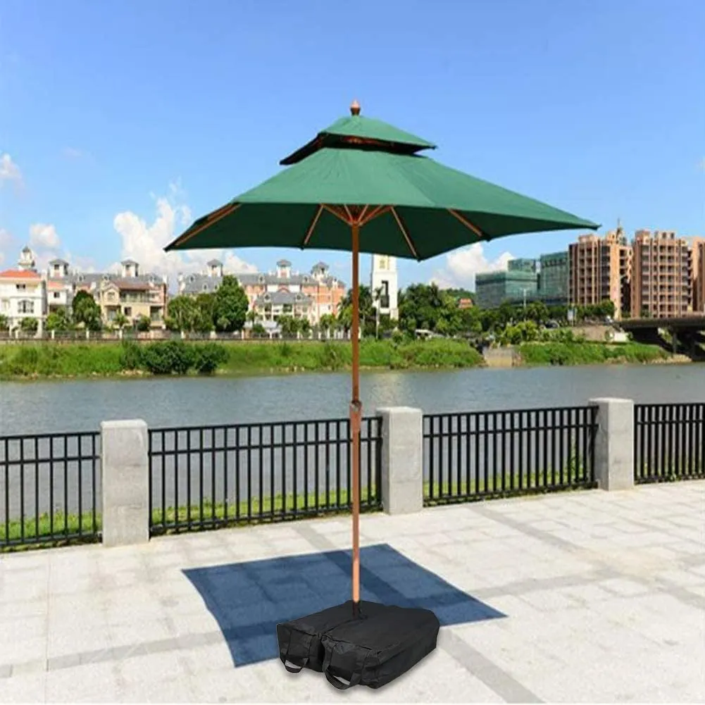 Umbrella Base Weight Bag, Square Detachable Weatherproof Sand Bag for Offset, Cantilever or Any Outdoor Patio Umbrella Stand