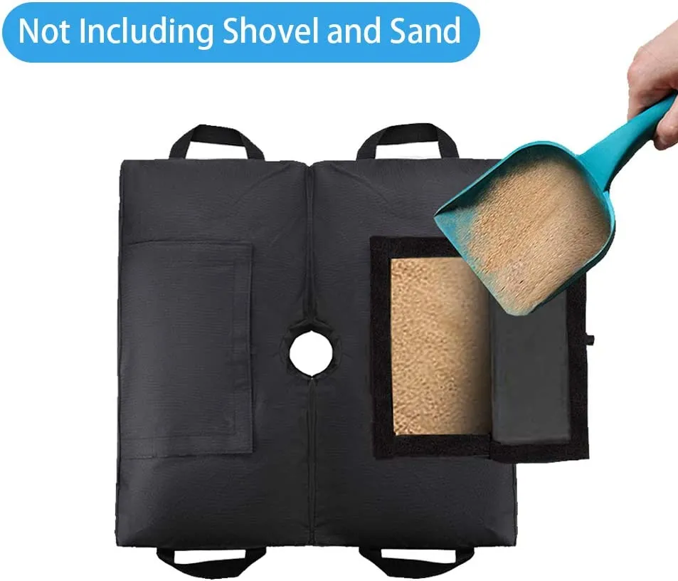 Umbrella Base Weight Bag, Square Detachable Weatherproof Sand Bag for Offset, Cantilever or Any Outdoor Patio Umbrella Stand
