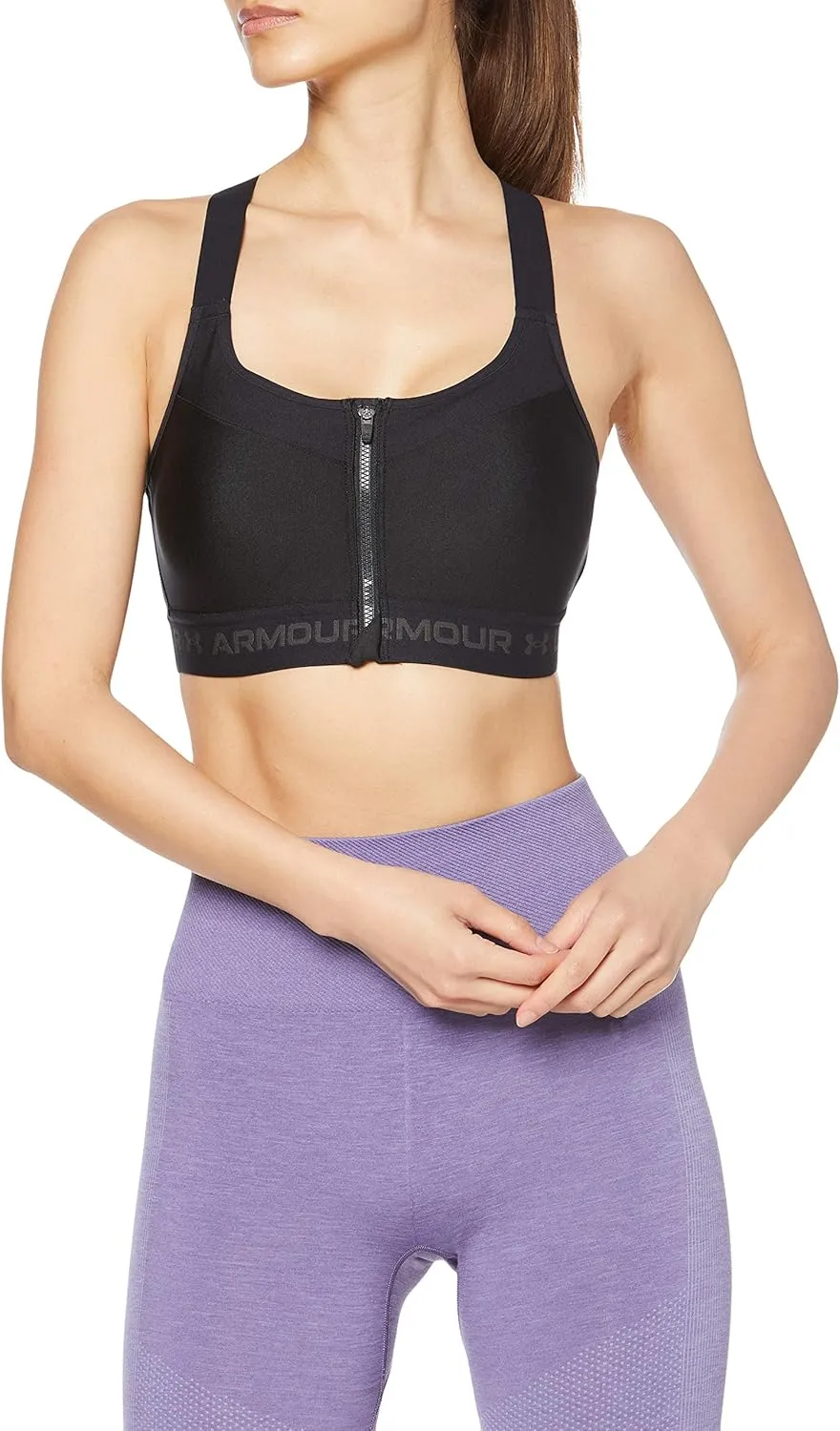 Under Armour Women's High Crossback Zip Bra