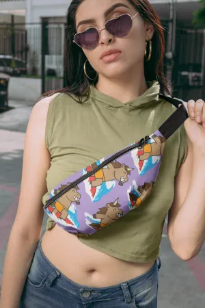 Unicorn Surfing Fanny Pack