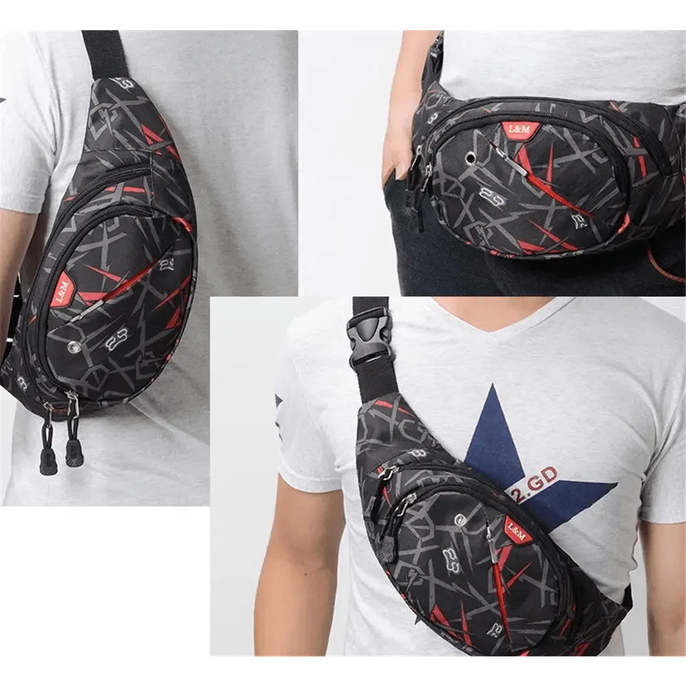 Unisex Fashion Adjustable Belt Travel Bag Running Stylish Outdoor Sports Fanny Pack PU Waterproof Cross Body Waist Bags