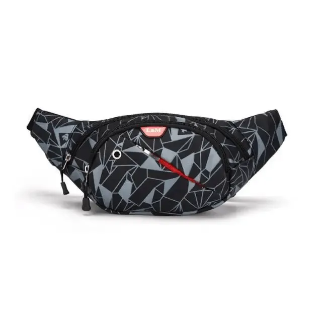 Unisex Fashion Adjustable Belt Travel Bag Running Stylish Outdoor Sports Fanny Pack PU Waterproof Cross Body Waist Bags