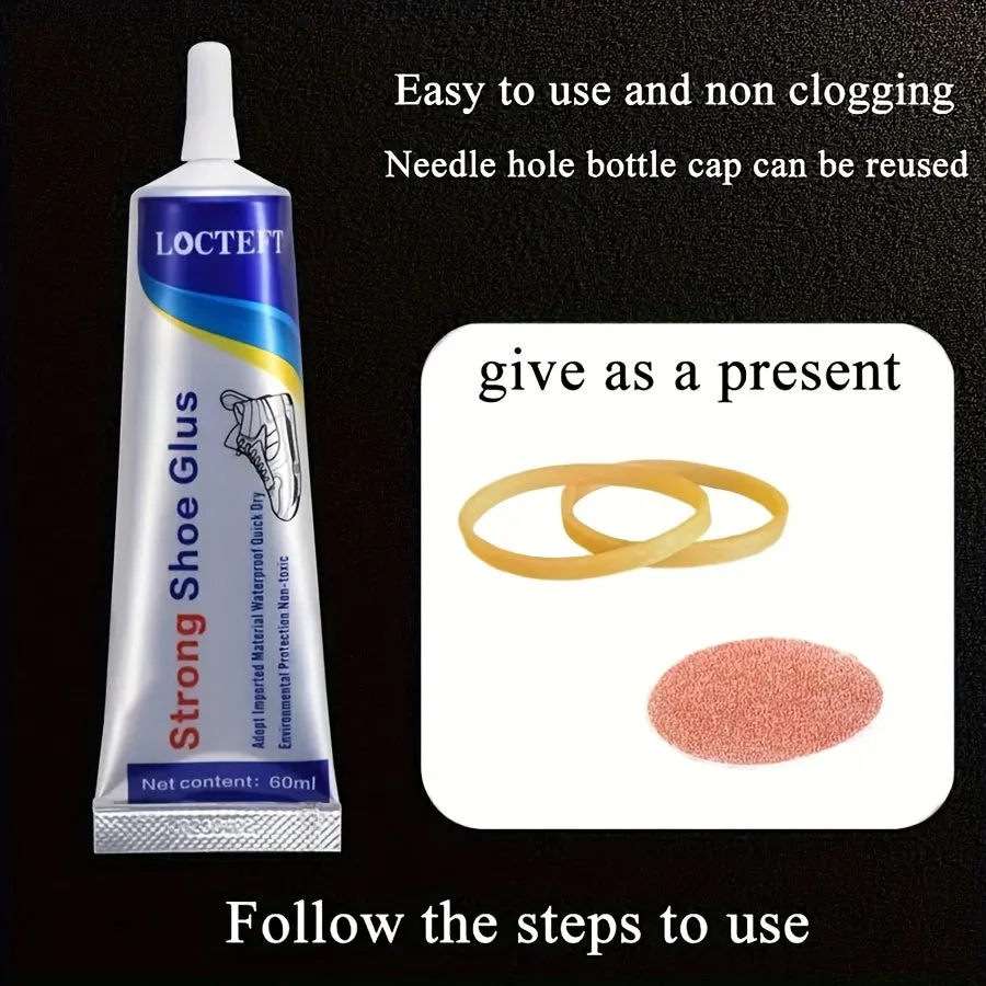 Upgraded 60ml Shoe Glue With Soft And Waterproof Properties For Repairing Leather Shoes, Sports Shoes, And Sneakers.