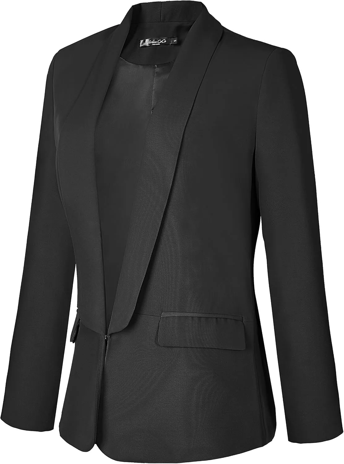 Urban CoCo Women's Office Blazer Jacket Open Front Womens Blazers for Work Professional