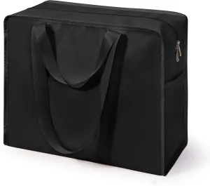 Utility Tote Beach Bag Waterproof Sandproof Women 38L Large Travel Shoulder Handbag Pool Bag Zip Foldable Bottom Pad