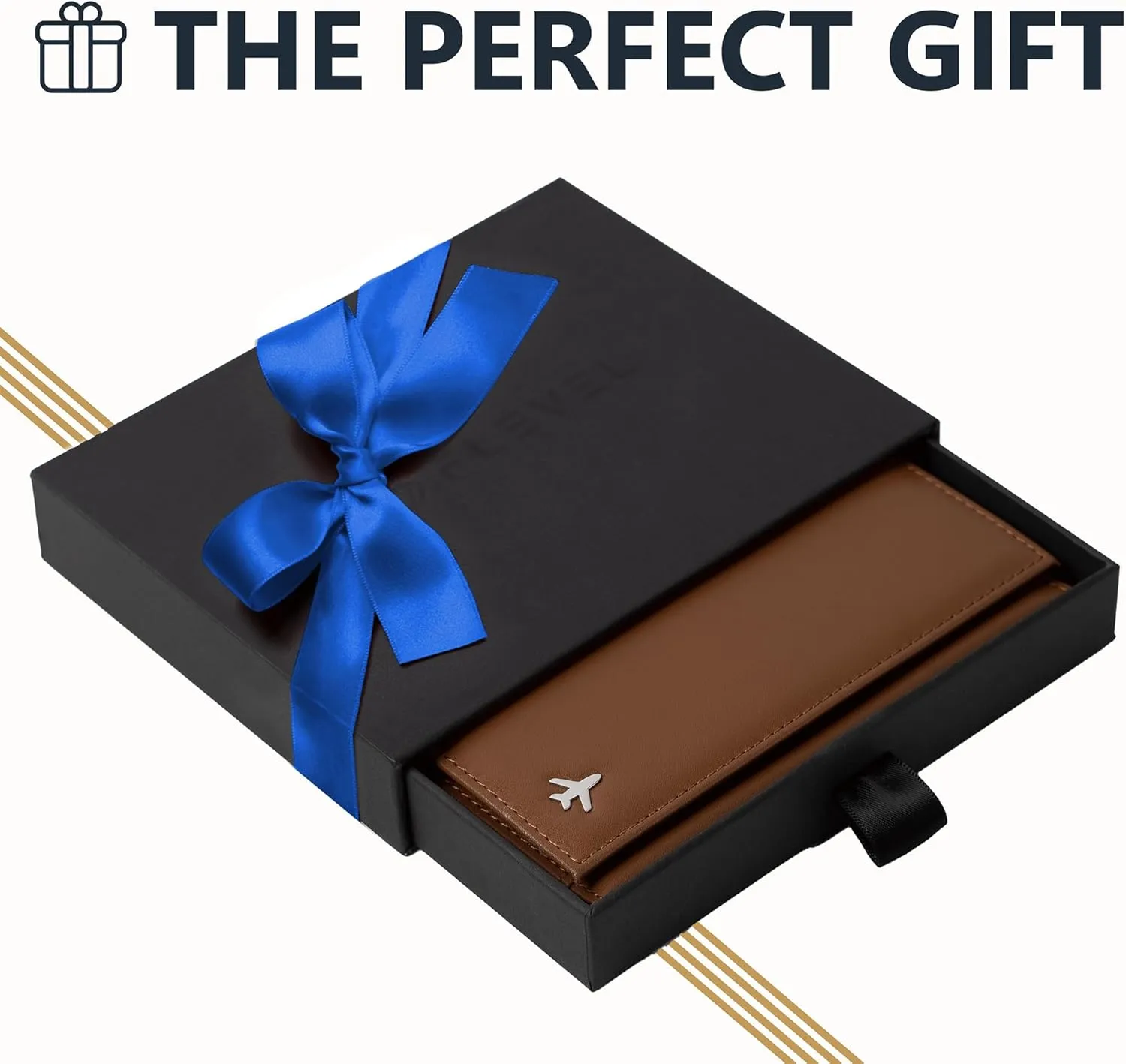 V1 Pilot document holder, Pilot wallet, RFID-Blocking, Travel Wallet, Stylish Travel Companion for Aviation Professionals