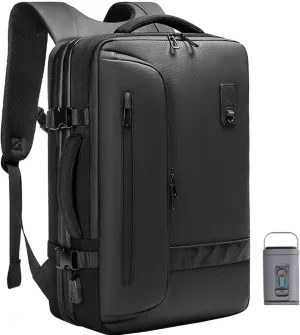 Vacuum Backpack Travel, 22L-45L Vacuum Storage Travel Bag with Multiple Pockets, Backpack Carry on for Travel, with Pump, Vacuum Backpack Travel