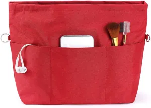 VANCORE Purse Bag Organizer Insert with 13 Pockets, Handbag and Tote Bag Inside Shaper with Zipper