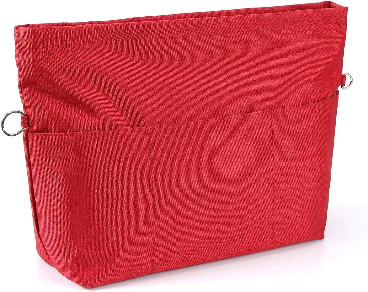 VANCORE Purse Bag Organizer Insert with 13 Pockets, Handbag and Tote Bag Inside Shaper with Zipper