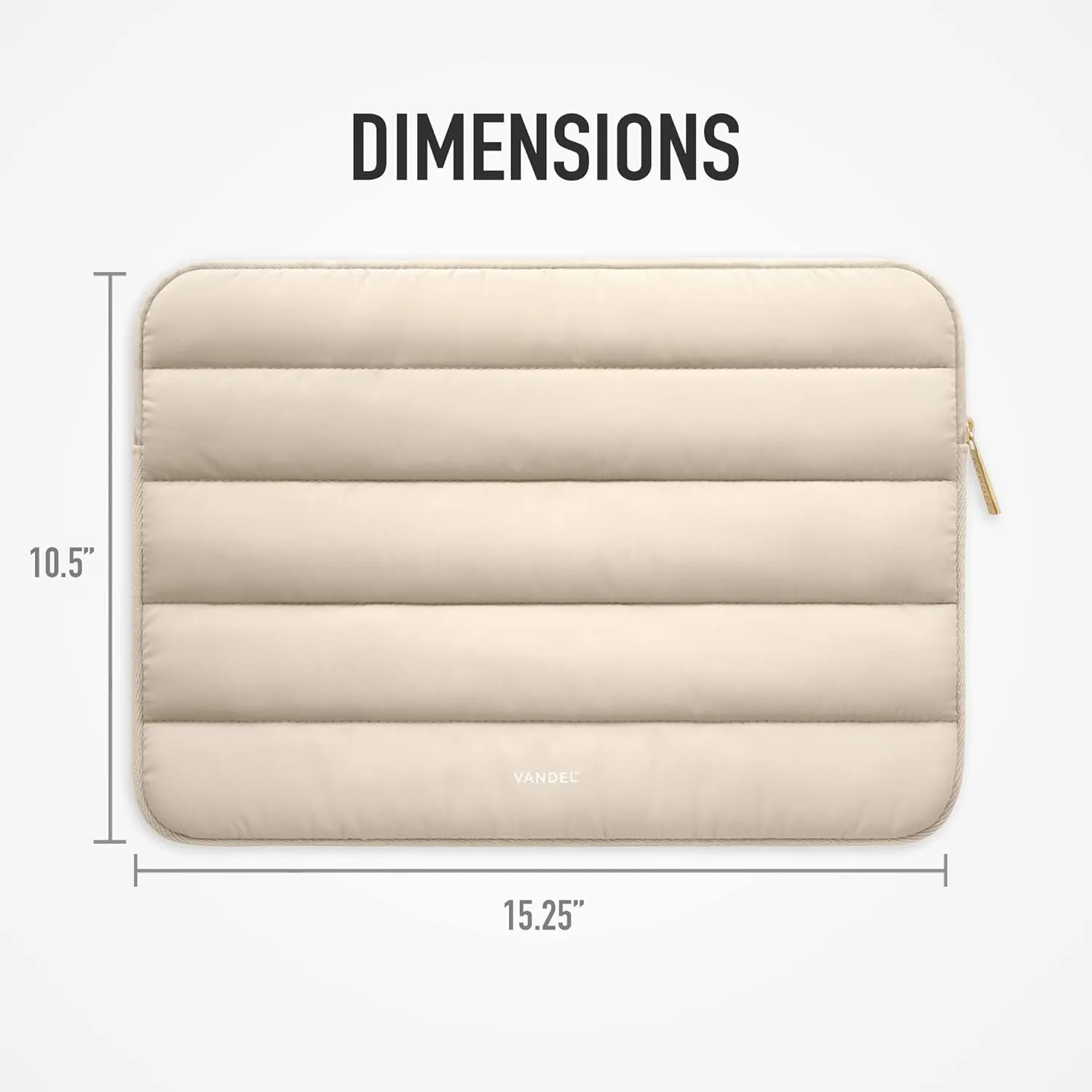 Vandel - The Original Puffy Laptop Sleeve 15-16 Inch Sleeve for Women and Men MacBook Pro 16 in Case, Cute Computer Bag 15.6 Inch HP Carrying Case - Apple, Asus, Dell, HP Laptop Case 15.6 Cover