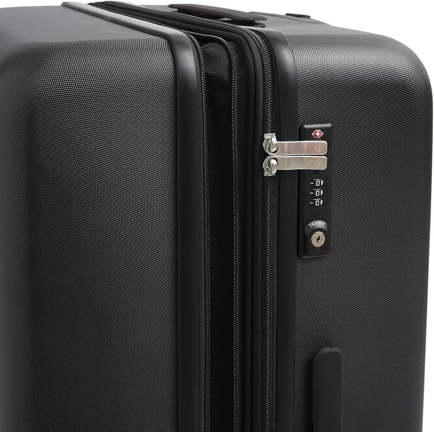 Vera Bradley Women's Hardside Rolling Suitcase Luggage, Black, 22" Carry On, 26" Check In, & 29" Check In