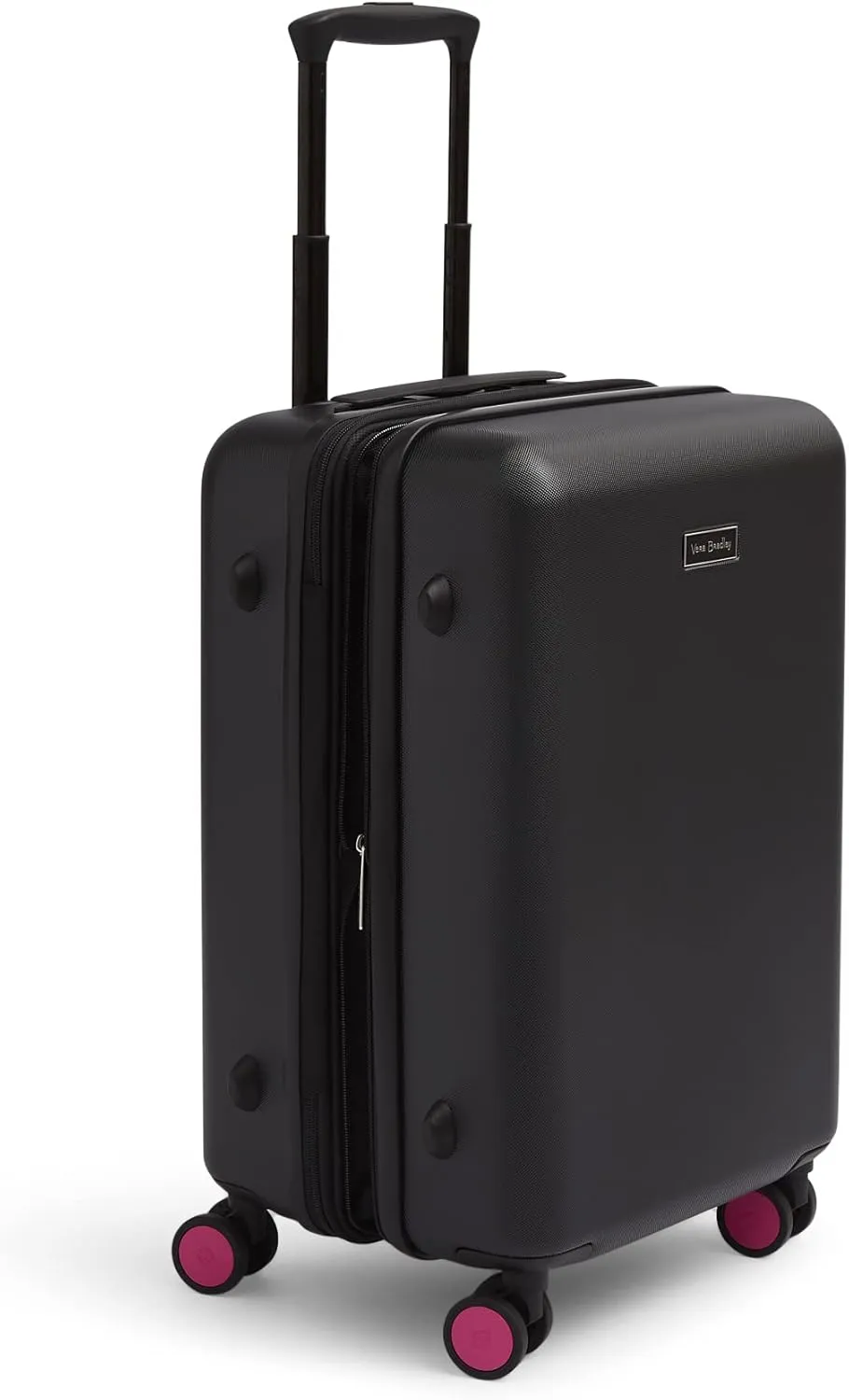 Vera Bradley Women's Hardside Rolling Suitcase Luggage, Black, 22" Carry On, 26" Check In, & 29" Check In