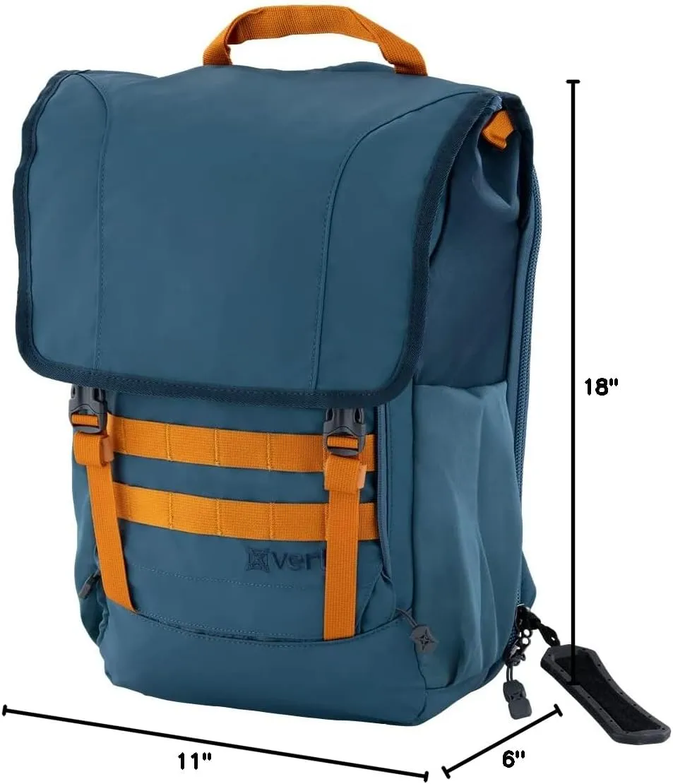 Vertx Last Call Pack Tactical Backpack 20L Medium Molle Laptop Rucksack for Travel, Work, Outdoor, Concealed Carry, Utility Tactical Gear Bag, Reef/Colonial Blue