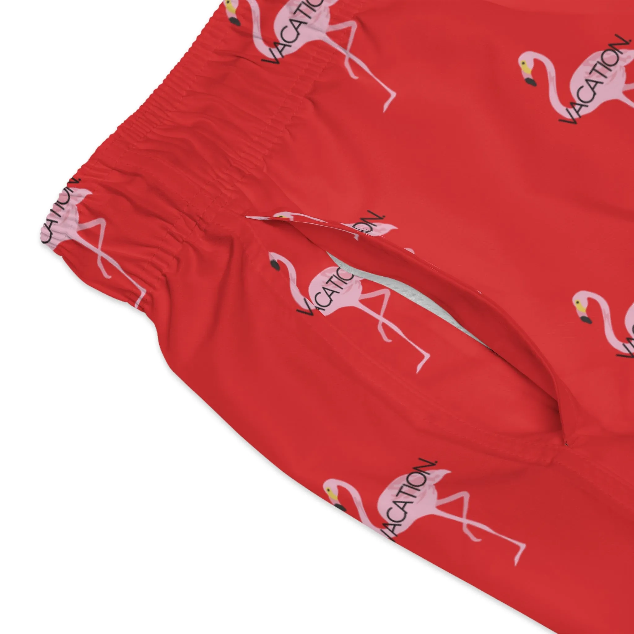 Vibrant Flamingo Swim Trunks - Perfect for Beach Days & Pool Parties