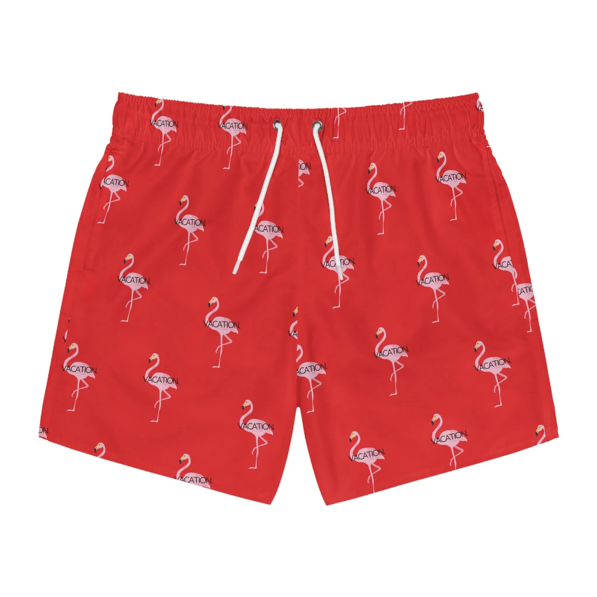 Vibrant Flamingo Swim Trunks - Perfect for Beach Days & Pool Parties