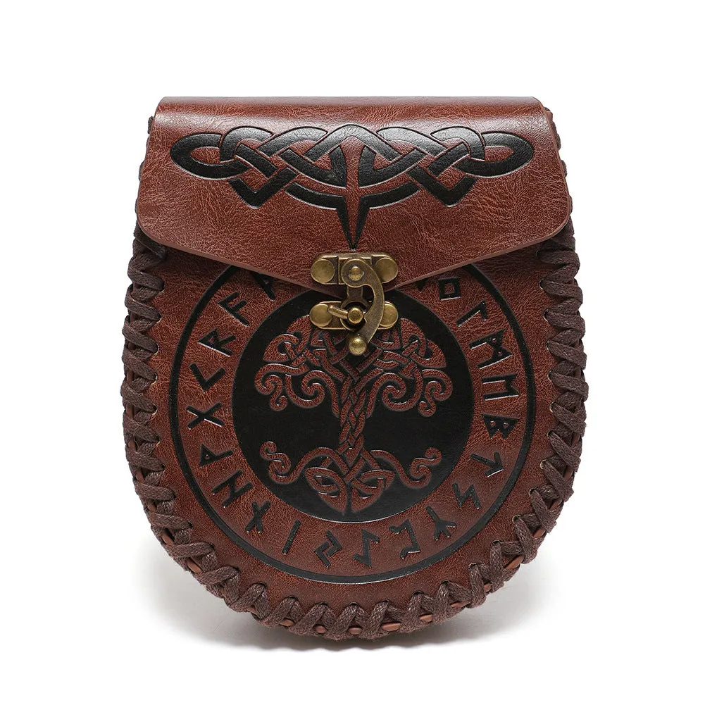 Viking Style Medieval Knight Retro Embossing Coin Purses