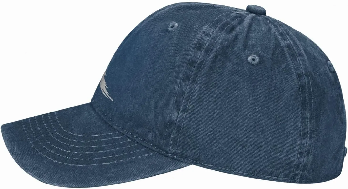 Vintage-Crow-Raven-Black-Bird Adjustable Cowboy Hat Outdoor Travel Casual Hat Sandwich Hat Denim Hat