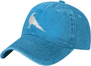 Vintage-Crow-Raven-Black-Bird Adjustable Cowboy Hat Outdoor Travel Casual Hat Sandwich Hat Denim Hat