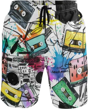 visesunny Men Swim Trunks Swimming Beach Surfing Board Shorts Swimwear Quick Dry Mesh Lining Bathing Suits with Pockets