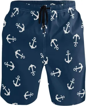 visesunny Men's Novelty Beach Shorts Quick Dry Swimwear Sports Running Swim Board Shorts